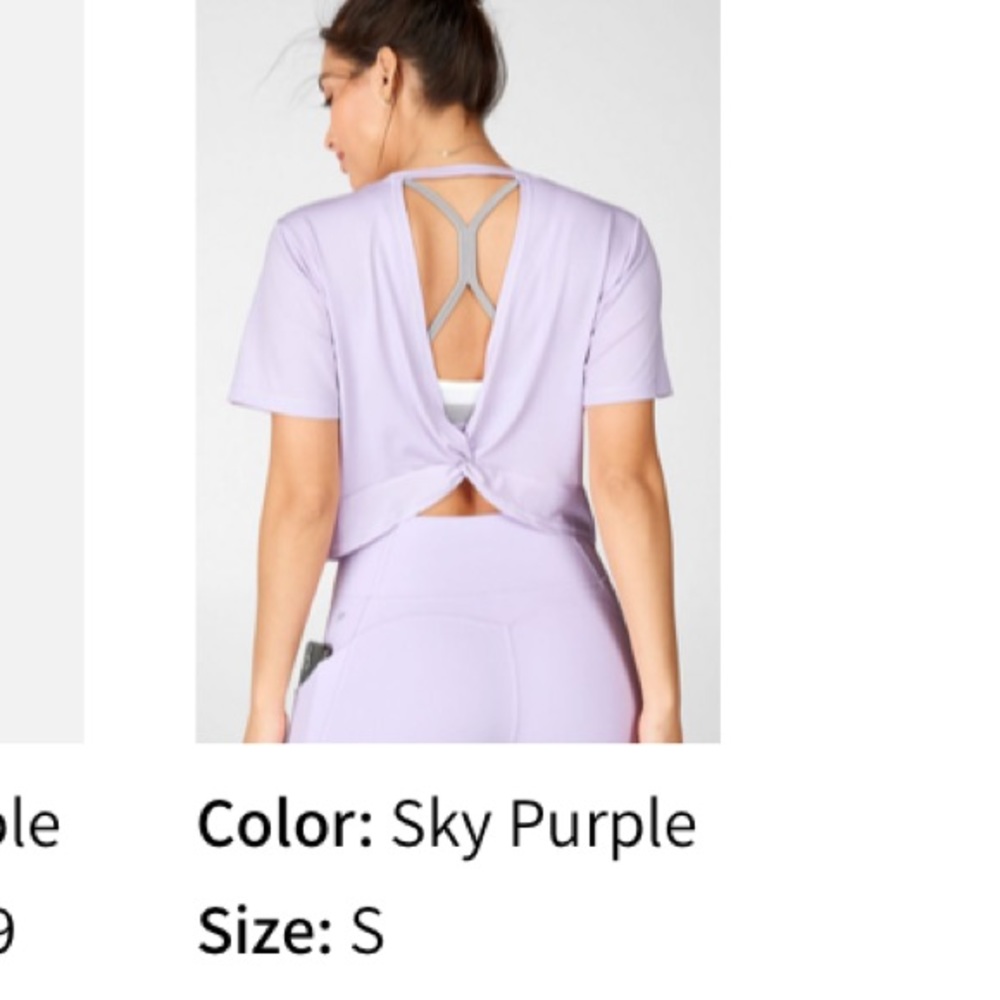 Fabletics Outfit - Sky Purple
